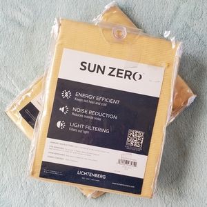 💫 Sunzero - Set of 2 Rod-pocket Panels